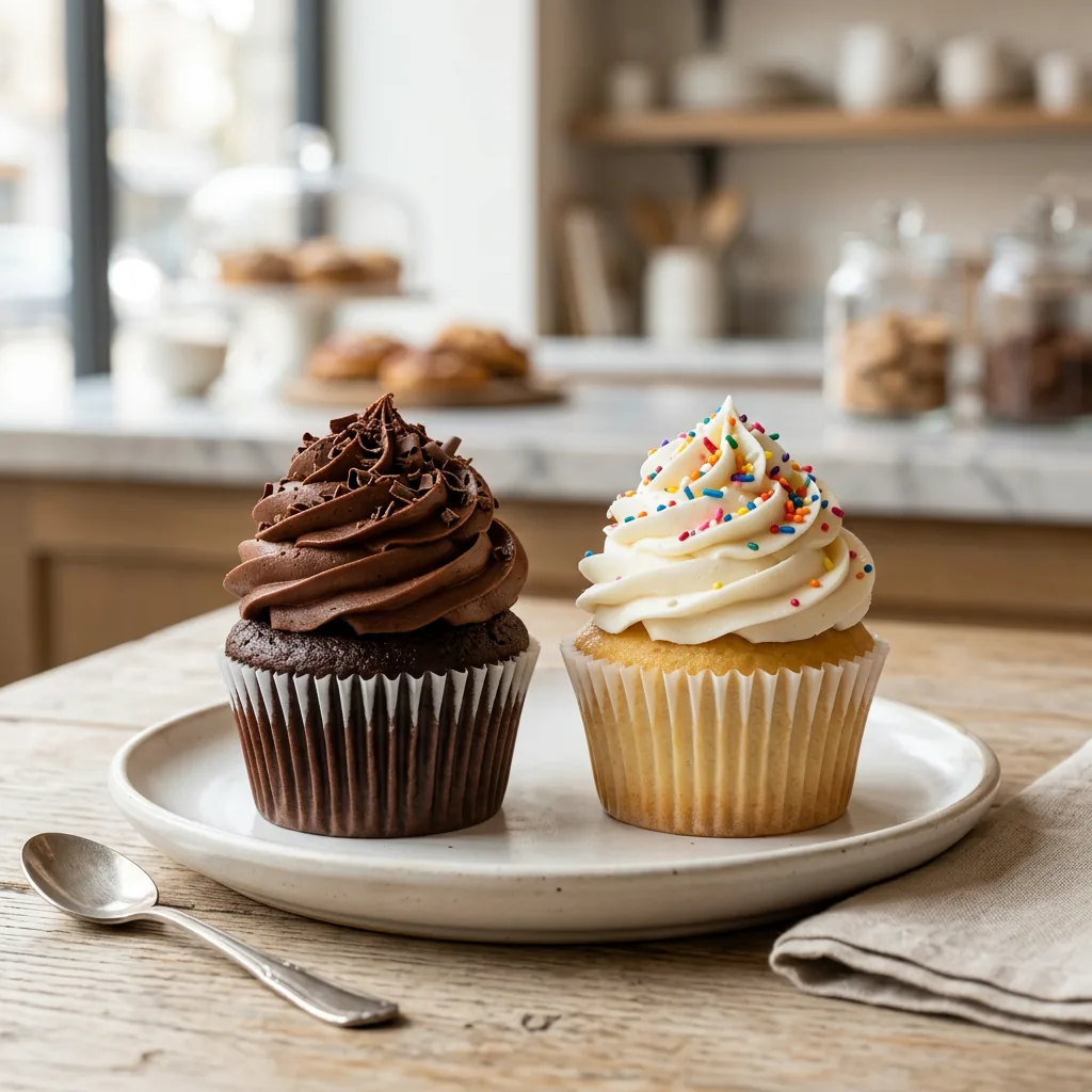 Cupcakes for Chanukah party
