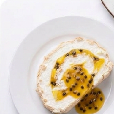Meringue roll for Sukkot