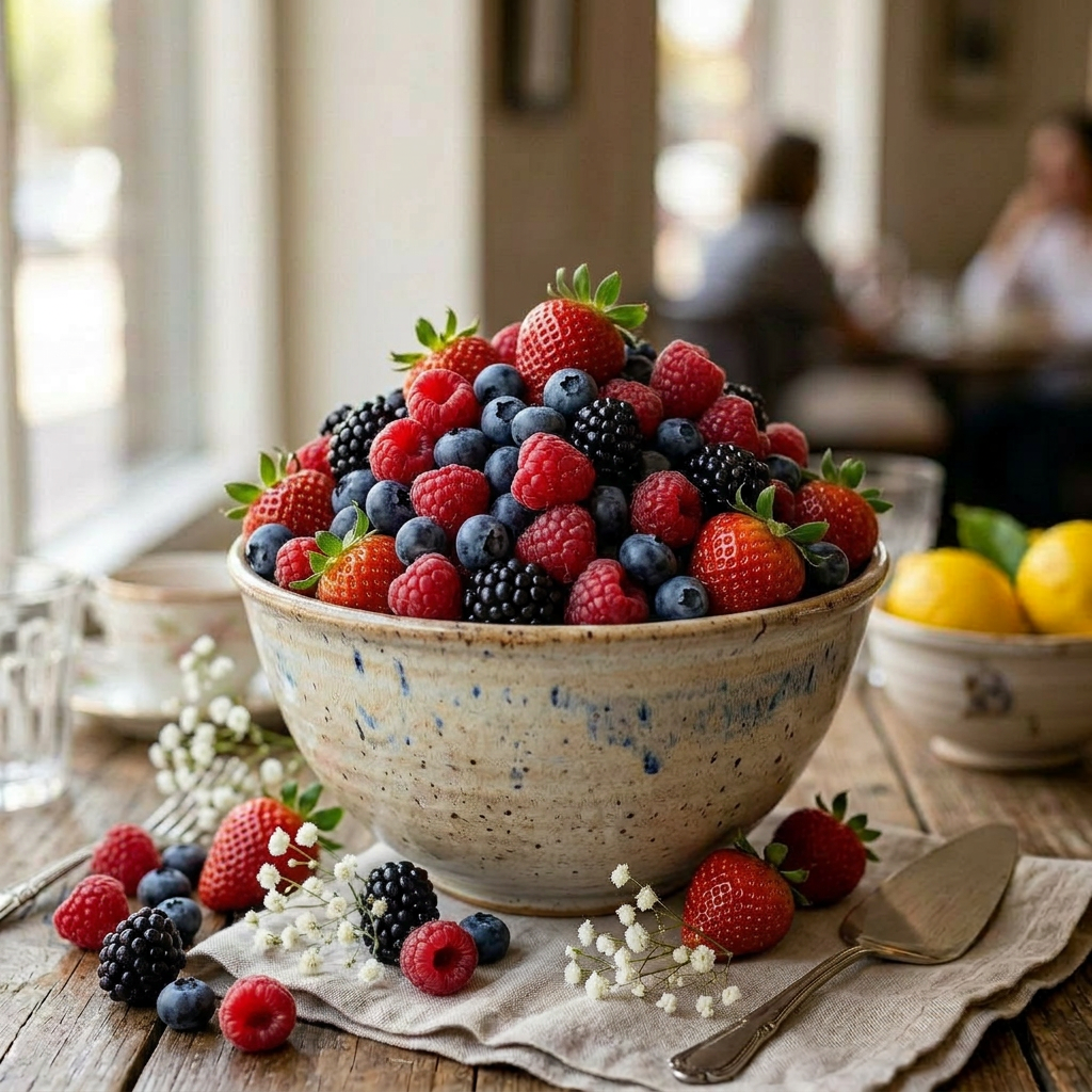 Fresh mixed berries